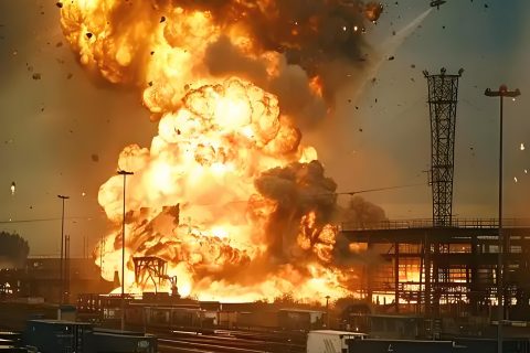 噴涂流水線設備廠家論：年關將近化工企業如何預防爆炸？（篇一）